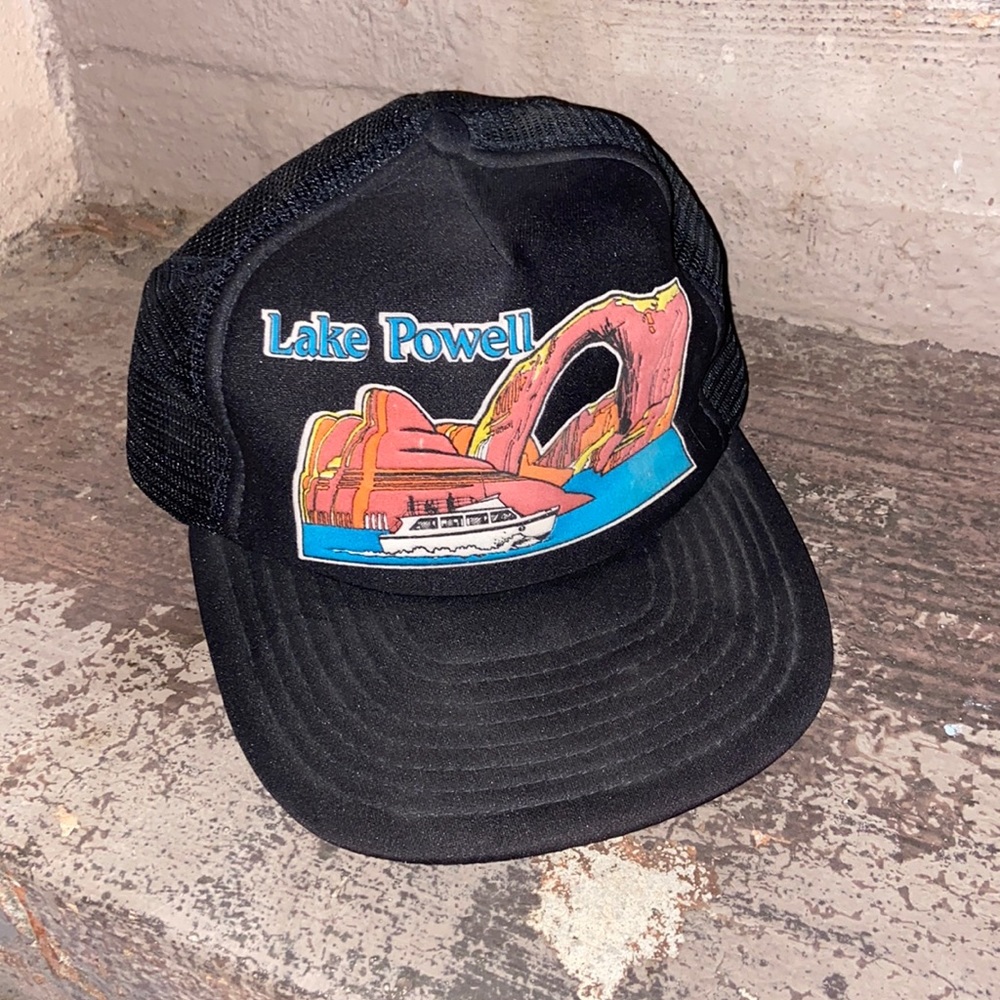 Vintage Lake Powell adjustable trucker hat